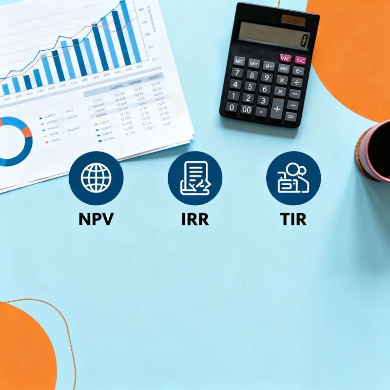 Evaluacion de proyectos VAN TIR escenarios-caficot