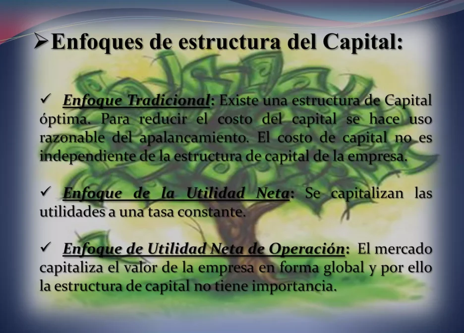 La Estructura Óptima de Capital: Deuda vs. Patrimonio.